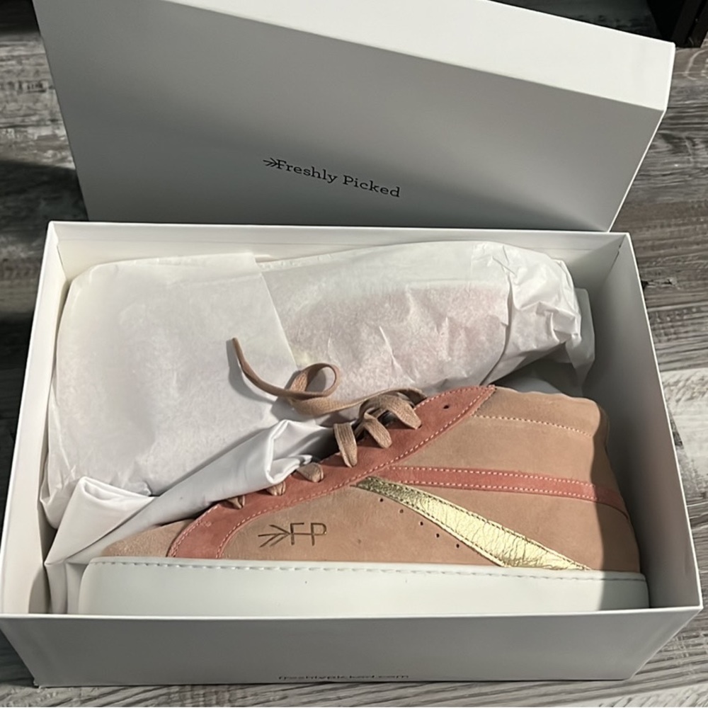 Freshly Picked Blush High Top Sneaker